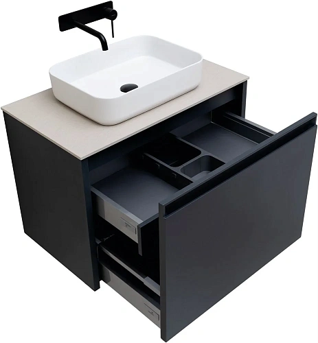 Тумба под раковину Allen Brau Fantasy 80 1.11002.AM антрацит матовый Тумба под раковину Allen Brau Fantasy 80 1.11002.AM антрацит матовый