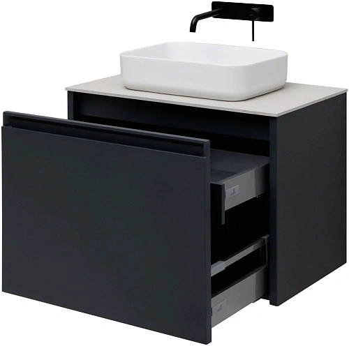 Тумба под раковину Allen Brau Fantasy 80 1.11002.AM антрацит матовый Тумба под раковину Allen Brau Fantasy 80 1.11002.AM антрацит матовый