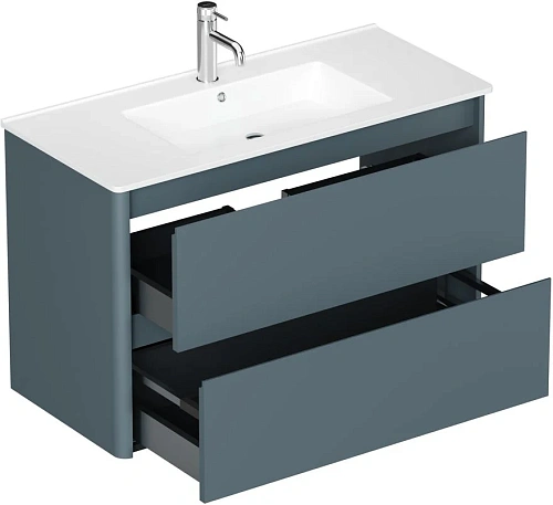 Тумба под раковину Allen Brau Gravity 100 1.370010.BGM синий матовый Тумба под раковину Allen Brau Gravity 100 1.370010.BGM синий матовый