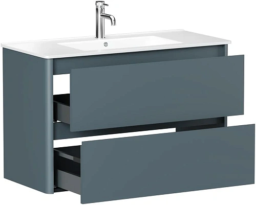 Тумба под раковину Allen Brau Gravity 100 1.370010.BGM синий матовый Тумба под раковину Allen Brau Gravity 100 1.370010.BGM синий матовый