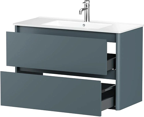 Тумба под раковину Allen Brau Gravity 100 1.370010.BGM синий матовый Тумба под раковину Allen Brau Gravity 100 1.370010.BGM синий матовый