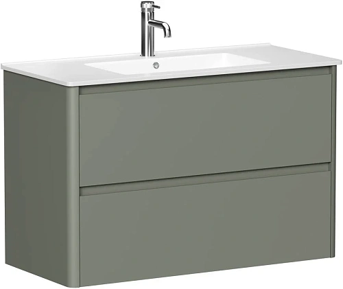 Тумба под раковину Allen Brau Gravity 100 1.370010.CGM олива матовый Тумба под раковину Allen Brau Gravity 100 1.370010.CGM олива матовый