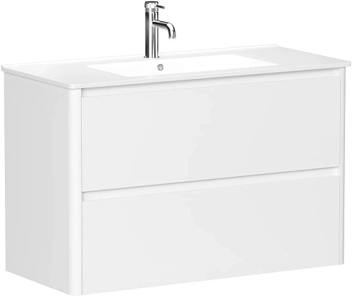 Тумба под раковину Allen Brau Gravity 100 1.370010.WM белый матовый Тумба под раковину Allen Brau Gravity 100 1.370010.WM белый матовый