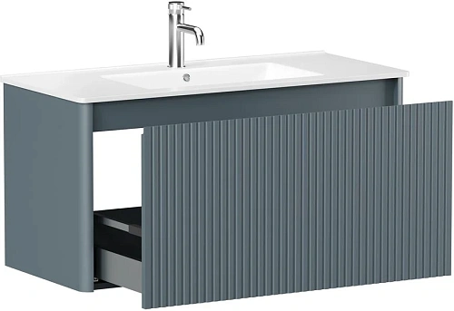 Тумба под раковину Allen Brau Gravity 100 1.370018.BGM синий матовый Тумба под раковину Allen Brau Gravity 100 1.370018.BGM синий матовый