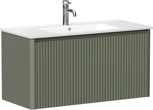 Тумба под раковину Allen Brau Gravity 100 1.370018.CGM олива матовый Тумба под раковину Allen Brau Gravity 100 1.370018.CGM олива матовый