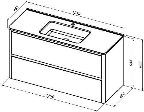 Тумба под раковину Allen Brau Gravity 120 1.370011.BGM синий матовый Тумба под раковину Allen Brau Gravity 120 1.370011.BGM синий матовый