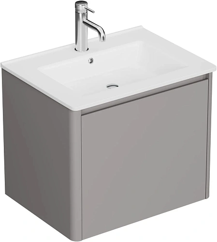 Тумба под раковину Allen Brau Gravity 60 1.370012.PGM платина матовый Тумба под раковину Allen Brau Gravity 60 1.370012.PGM платина матовый