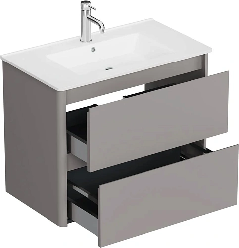 Тумба под раковину Allen Brau Gravity 80 1.370009.PGM платина матовый Тумба под раковину Allen Brau Gravity 80 1.370009.PGM платина матовый