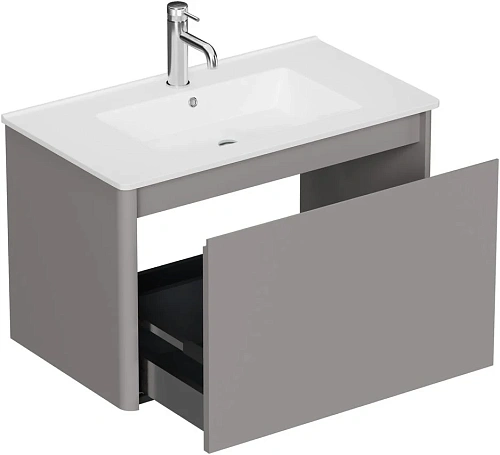 Тумба под раковину Allen Brau Gravity 80 1.370013.PGM платина матовый Тумба под раковину Allen Brau Gravity 80 1.370013.PGM платина матовый