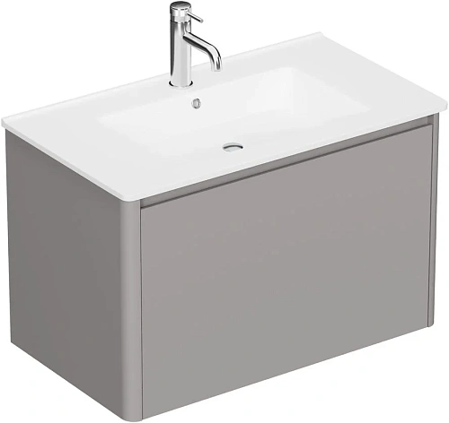 Тумба под раковину Allen Brau Gravity 80 1.370013.PGM платина матовый Тумба под раковину Allen Brau Gravity 80 1.370013.PGM платина матовый