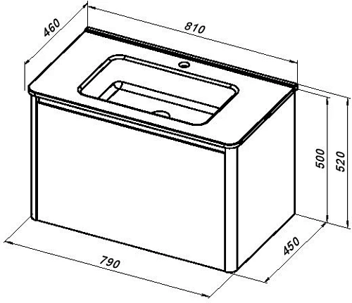 Тумба под раковину Allen Brau Gravity 80 1.370013.PWM папирус матовый Тумба под раковину Allen Brau Gravity 80 1.370013.PWM папирус матовый