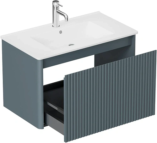 Тумба под раковину Allen Brau Gravity 80 1.370017.BGM синий матовый Тумба под раковину Allen Brau Gravity 80 1.370017.BGM синий матовый