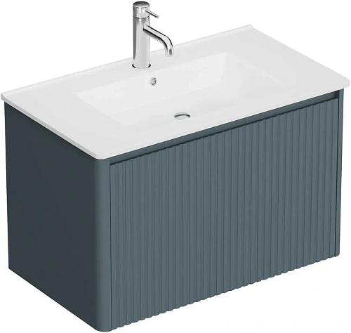 Тумба под раковину Allen Brau Gravity 80 1.370017.BGM синий матовый Тумба под раковину Allen Brau Gravity 80 1.370017.BGM синий матовый