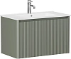 Тумба под раковину Allen Brau Gravity 80 1.370017.CGM олива матовый