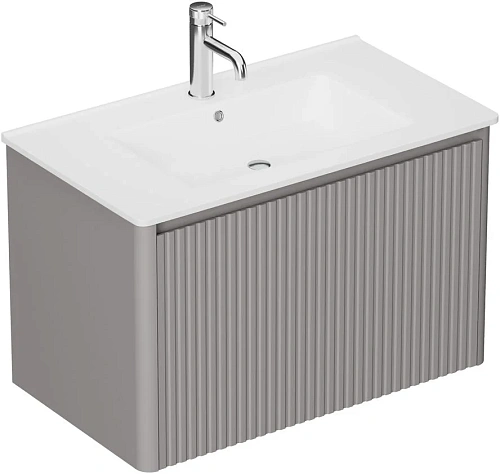 Тумба под раковину Allen Brau Gravity 80 1.370017.PGM платина матовый Тумба под раковину Allen Brau Gravity 80 1.370017.PGM платина матовый