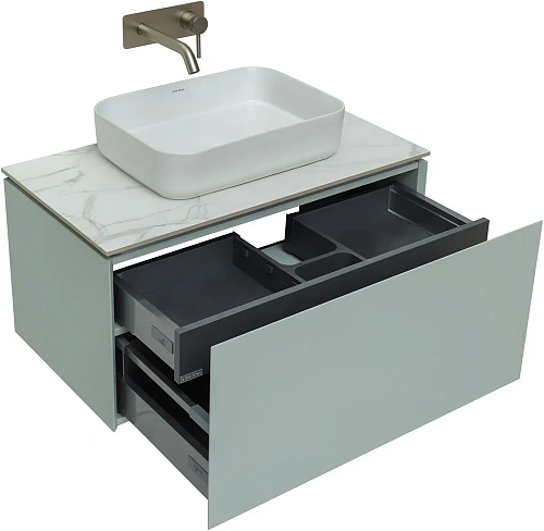 Тумба под раковину Allen Brau Infinity 1.21002.PWM 85 рapyrus white matt Тумба под раковину Allen Brau Infinity 1.21002.PWM 85 рapyrus white matt