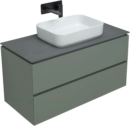 Тумба под раковину Allen Brau Infinity 1.21003.CGM 100 cement grey matt Тумба под раковину Allen Brau Infinity 1.21003.CGM 100 cement grey matt