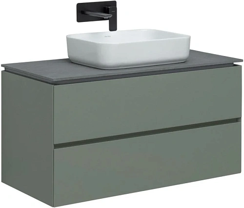 Тумба под раковину Allen Brau Infinity 1.21003.CGM 100 cement grey matt Тумба под раковину Allen Brau Infinity 1.21003.CGM 100 cement grey matt