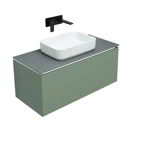 Тумба под раковину Allen Brau Infinity 1.21004.CGM 100 cement grey matt Тумба под раковину Allen Brau Infinity 1.21004.CGM 100 cement grey matt