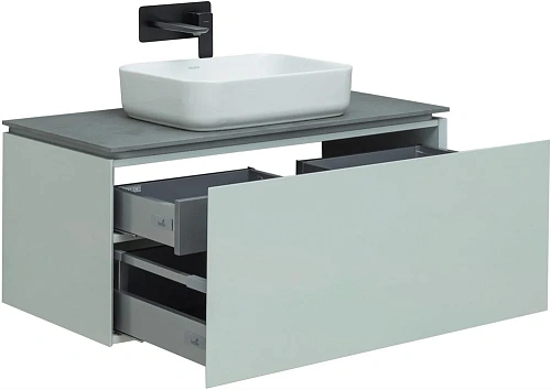 Тумба под раковину Allen Brau Infinity 1.21004.PWM 100 рapyrus white matt Тумба под раковину Allen Brau Infinity 1.21004.PWM 100 рapyrus white matt