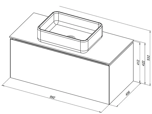 Тумба под раковину Allen Brau Infinity 1.21004.WM 100 white matt Тумба под раковину Allen Brau Infinity 1.21004.WM 100 white matt