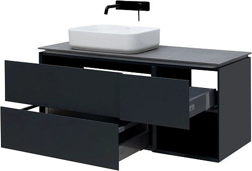 Тумба под раковину Allen Brau Infinity 120 1.21005.AM L антрацит матовый Тумба под раковину Allen Brau Infinity 120 1.21005.AM L антрацит матовый