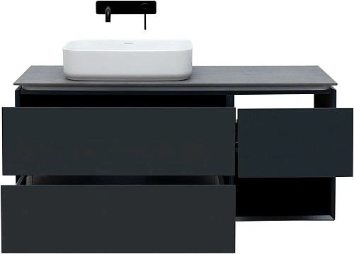 Тумба под раковину Allen Brau Infinity 120 1.21005.AM L антрацит матовый Тумба под раковину Allen Brau Infinity 120 1.21005.AM L антрацит матовый