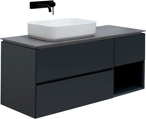 Тумба под раковину Allen Brau Infinity 120 1.21005.AM L антрацит матовый Тумба под раковину Allen Brau Infinity 120 1.21005.AM L антрацит матовый