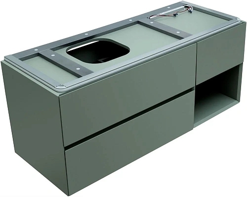 Тумба под раковину Allen Brau Infinity 120 1.21005.CGM L олива матовый Тумба под раковину Allen Brau Infinity 120 1.21005.CGM L олива матовый
