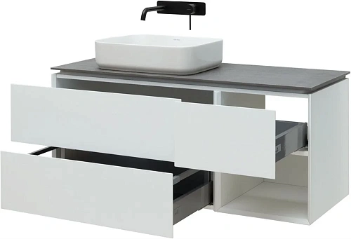 Тумба под раковину Allen Brau Infinity 120 1.21005.WM L белый матовый Тумба под раковину Allen Brau Infinity 120 1.21005.WM L белый матовый