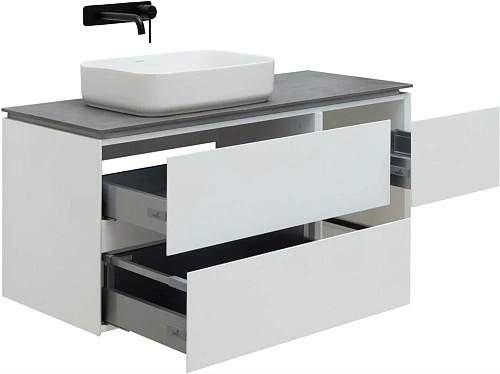 Тумба под раковину Allen Brau Infinity 120 1.21005.WM L белый матовый Тумба под раковину Allen Brau Infinity 120 1.21005.WM L белый матовый