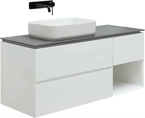Тумба под раковину Allen Brau Infinity 120 1.21005.WM L белый матовый Тумба под раковину Allen Brau Infinity 120 1.21005.WM L белый матовый