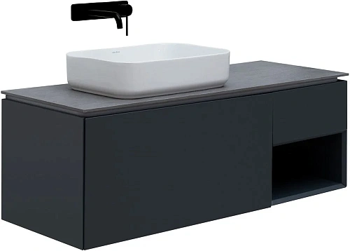 Тумба под раковину Allen Brau Infinity 120 1.21006.AM L антрацит матовый Тумба под раковину Allen Brau Infinity 120 1.21006.AM L антрацит матовый