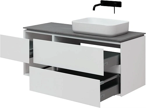 Тумба под раковину Allen Brau Infinity 120 1.21007.WM R белый матовый Тумба под раковину Allen Brau Infinity 120 1.21007.WM R белый матовый