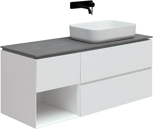 Тумба под раковину Allen Brau Infinity 120 1.21007.WM R белый матовый Тумба под раковину Allen Brau Infinity 120 1.21007.WM R белый матовый