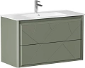 Тумба под раковину Allen Brau Paris 100 1.360002.CGM олива матовый Тумба под раковину Allen Brau Paris 100 1.360002.CGM олива матовый