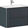 Тумба под раковину Allen Brau Paris 80 1.360001.AM антрацит матовый Тумба под раковину Allen Brau Paris 80 1.360001.AM антрацит матовый
