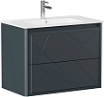 Тумба под раковину Allen Brau Paris 80 1.360001.AM антрацит матовый Тумба под раковину Allen Brau Paris 80 1.360001.AM антрацит матовый
