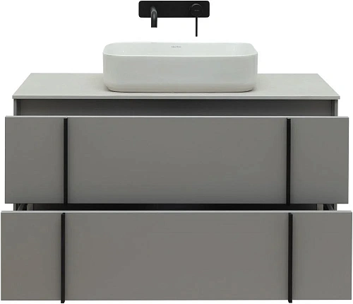 Тумба под раковину Allen Brau Reality 100 1.32007.PGM платина матовый Тумба под раковину Allen Brau Reality 100 1.32007.PGM платина матовый