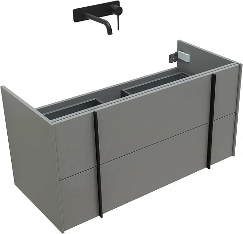 Тумба под раковину Allen Brau Reality 100 1.32007.PGM платина матовый Тумба под раковину Allen Brau Reality 100 1.32007.PGM платина матовый