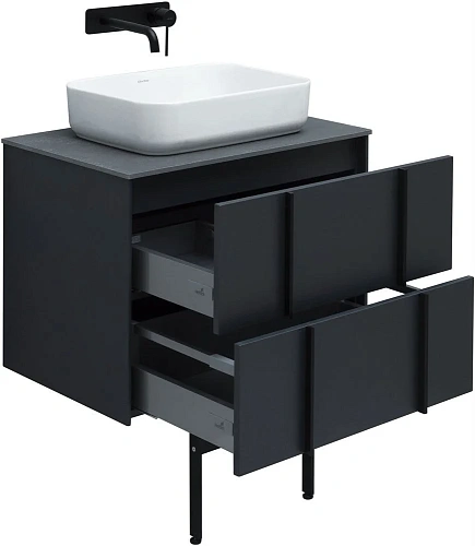 Тумба под раковину Allen Brau Reality 70 1.32004.AM антрацит матовый Тумба под раковину Allen Brau Reality 70 1.32004.AM антрацит матовый