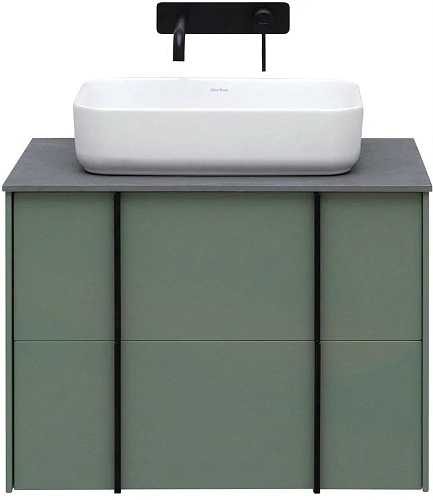 Тумба под раковину Allen Brau Reality 70 1.32004.CGM олива матовый Тумба под раковину Allen Brau Reality 70 1.32004.CGM олива матовый