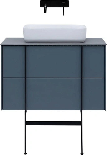 Тумба под раковину Allen Brau Reality 80 1.32005.BGM синий матовый Тумба под раковину Allen Brau Reality 80 1.32005.BGM синий матовый