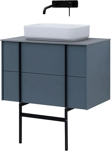 Тумба под раковину Allen Brau Reality 80 1.32005.BGM синий матовый Тумба под раковину Allen Brau Reality 80 1.32005.BGM синий матовый