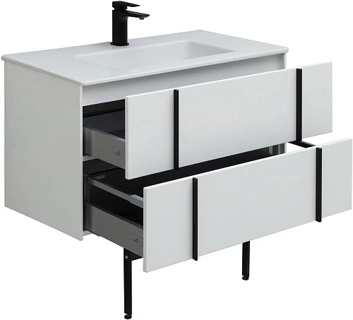 Тумба под раковину Allen Brau Reality 90 1.32006.WM белый матовый Тумба под раковину Allen Brau Reality 90 1.32006.WM белый матовый