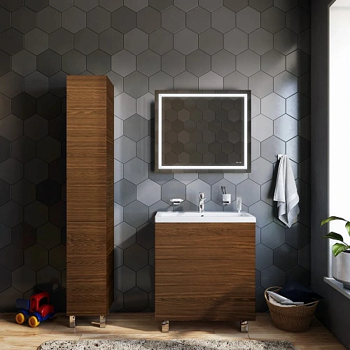 Тумба под раковину AM.PM Gem M90FSX07522NF32 напольная 75 см, 2 ящика, орех Тумба под раковину AM.PM Gem M90FSX07522NF32 напольная 75 см, 2 ящика, орех