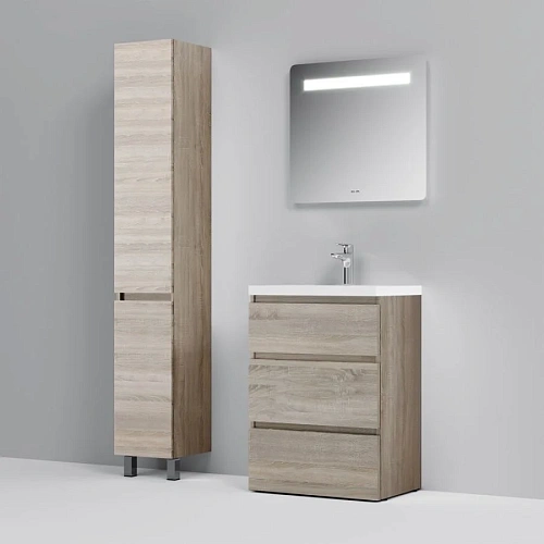 Тумба под раковину AM.PM Gem S M91FSX0602OF S, напольная, 60 см, светлый дуб Тумба под раковину AM.PM Gem S M91FSX0602OF S, напольная, 60 см, светлый дуб