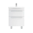 Тумба под раковину AM.PM Like S M81FSX0652WG напольная 65 см, 2 ящика, белый глянец Тумба под раковину AM.PM Like S M81FSX0652WG напольная 65 см, 2 ящика, белый глянец