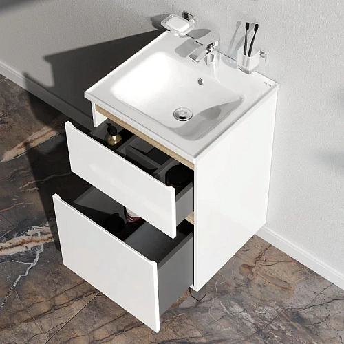 Тумба под раковину AM.PM X-Joy M85AFSX0502WG напольная, 50 см, белый Тумба под раковину AM.PM X-Joy M85AFSX0502WG напольная, 50 см, белый