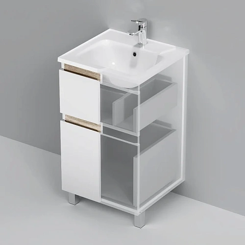 Тумба под раковину AM.PM X-Joy M85AFSX0502WG напольная, 50 см, белый Тумба под раковину AM.PM X-Joy M85AFSX0502WG напольная, 50 см, белый